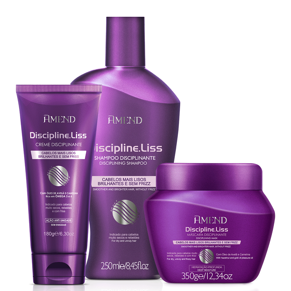 Kit Amend Discipline Liss | 3 produtos